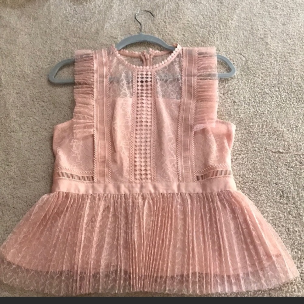 Heartloom light pink beautiful blouse